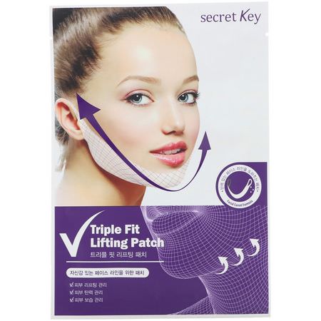 Secret Key, Triple Fit Lifting Patch, 5 Patches, 0.70 oz (20 g) Each:ثبات, مكافحة الشيخ,خة