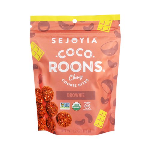 Sejoyia, Coco-Roons, Chewy Cookie Bites, Brownie, 6.2 oz (176 g) فوائد