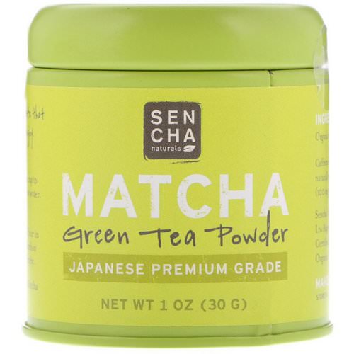 Sencha Naturals, Matcha, Green Tea Powder, Japanese Premium Grade, 1 oz (30 g) فوائد