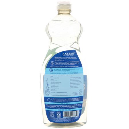 Seventh Generation, Natural Dish Liquid, Free & Clear, 25 fl oz (739 ml):منظفات الأ,اني, طبق