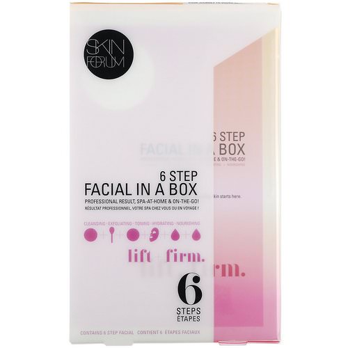 SFGlow, 6 Step Facial In A Box, Lift + Firm, 1 Set فوائد