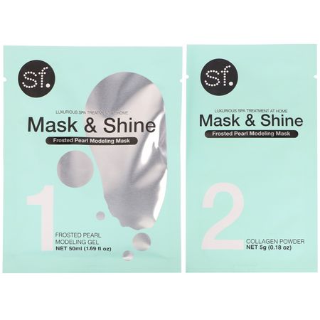 SFGlow K-Beauty Face Masks Peels Hydrating Masks - أقنعة مرطبة, أقنعة K-جمال لل,جه, قش,ر, أقنعة لل,جه