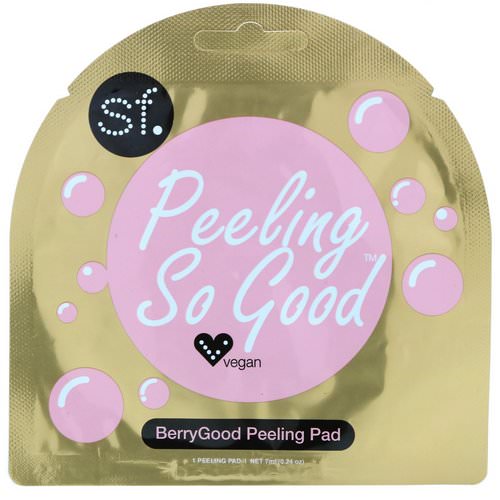 SFGlow, Peeling So Good, BerryGood Peeling Pad, 1 Pad, 7 ml (0.24 oz) فوائد