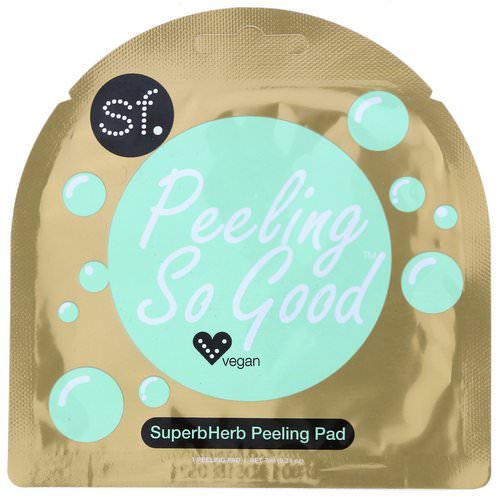SFGlow, Peeling So Good, SuperbHerb Peeling Pad, 1 Pad, 7 ml (0.24 oz) فوائد