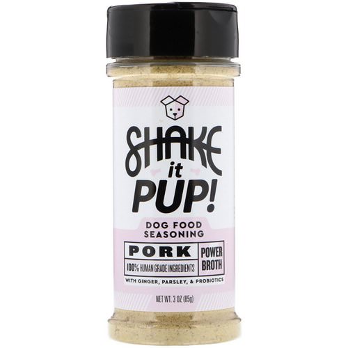 Shake it Pup, Dog Food Seasoning, Pork Power Broth, 3 oz (85 g) فوائد