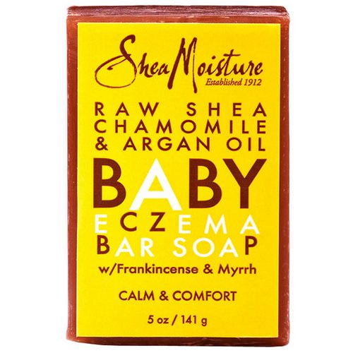 SheaMoisture, Baby Eczema Bar Soap, Raw Shea Chamomile & Argan Oil, 5 oz (141 g) فوائد