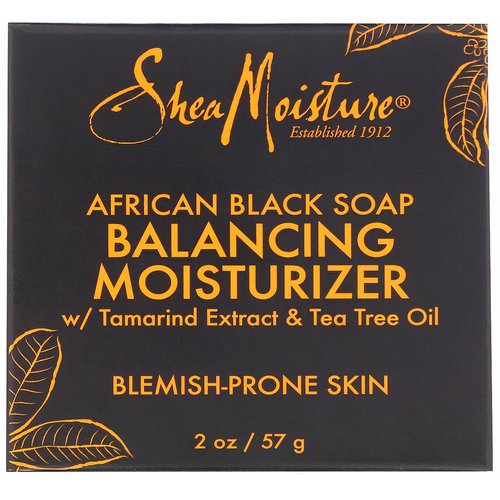 SheaMoisture, African Black Soap, Balancing Moisturizer, 2 oz (57 g) فوائد