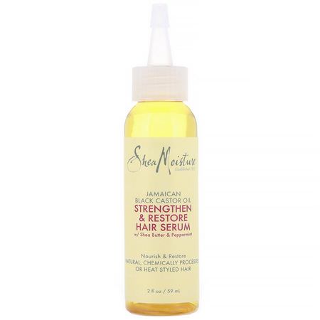 SheaMoisture Hair Oil Serum - المصل, زيت الشعر, تصفيف الشعر, العناية بالشعر