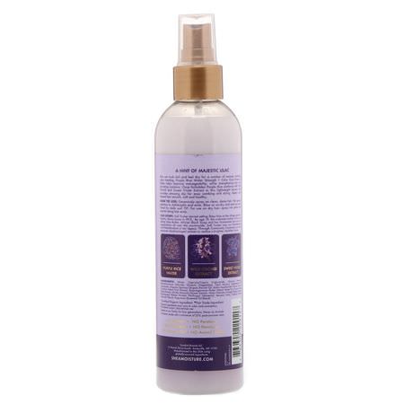 SheaMoisture, Purple Rice Water, Strength + Color Care Primer & Styler, 7.5 fl oz (222 ml):Style Spray, تصفيف الشعر