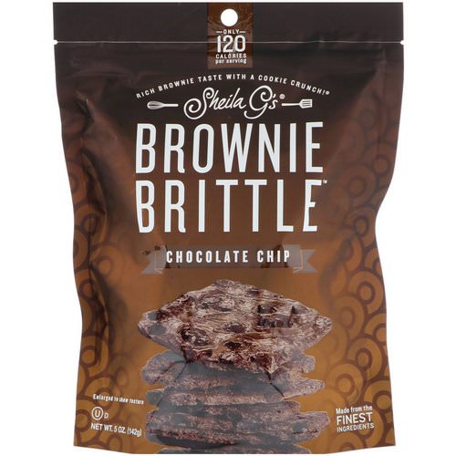 Sheila G's, Brownie Brittle, Chocolate Chip, 5 oz (142 g) فوائد