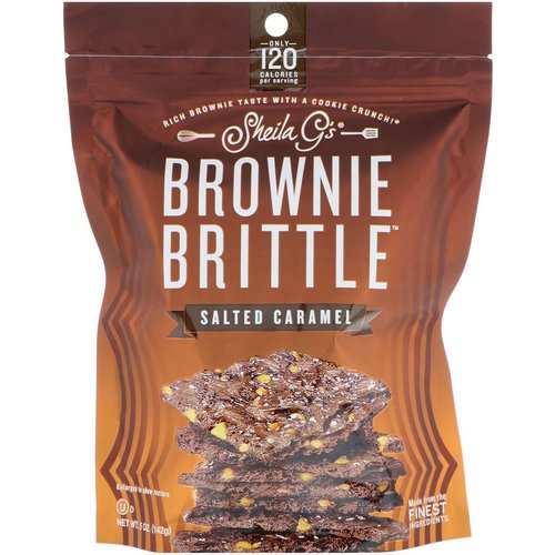 Sheila G's, Brownie Brittle, Salted Caramel, 5 oz (142 g) فوائد