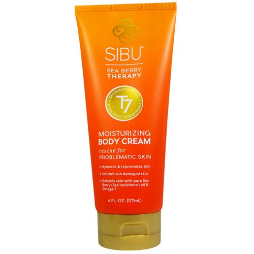 Sibu Beauty, Sea Berry Therapy Moisturizing Body Cream, 6 fl oz (177 ml) فوائد