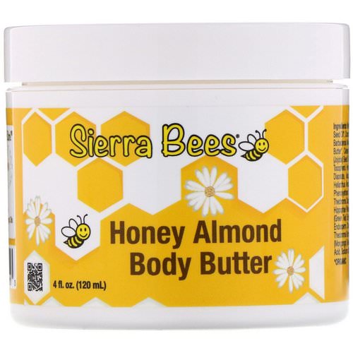 Sierra Bees, Honey Almond Body Butter, 4 fl oz (120 ml) فوائد
