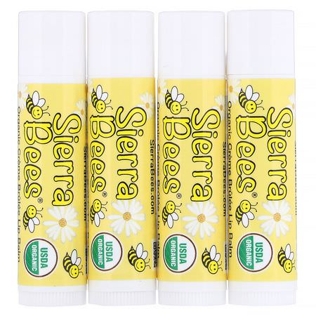 Sierra Bees Lip Balm - مرطب الشفاه, العناية بالشفاه, باث