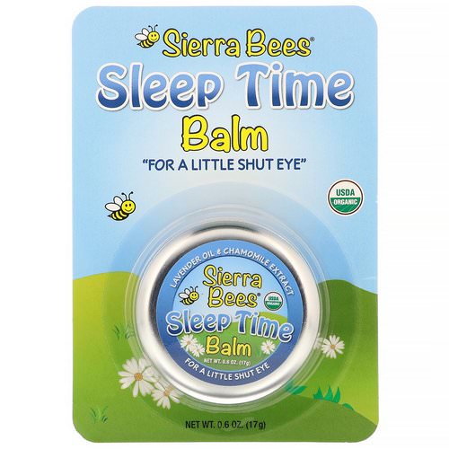 Sierra Bees, Sleep Time Balm, Lavender & Chamomile, 0.6 oz (17 g) فوائد