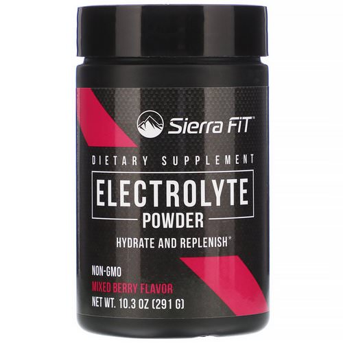 Sierra Fit, Electrolyte Powder, 0 Calories, Mixed Berry, 10.3 oz (291 g) فوائد
