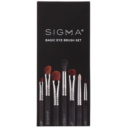 Sigma, Basic Eye Brush Set, 7 Piece Set:هدايا للمكياج,فرش المكياج