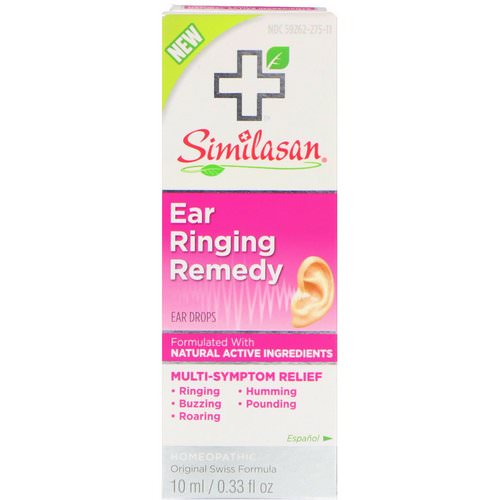 Similasan, Ear Ringing Remedy, Ear Drops, 10 ml (0.33 fl oz) فوائد