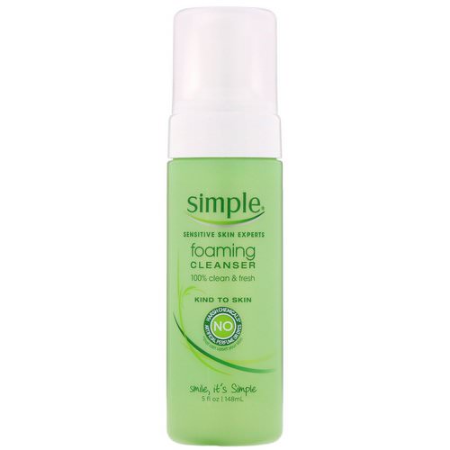 Simple Skincare, Foaming Cleanser, 5 fl oz (148 ml) فوائد