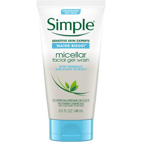 Simple Skincare, Micellar Facial Gel Wash, 5 fl oz (148 ml) فوائد