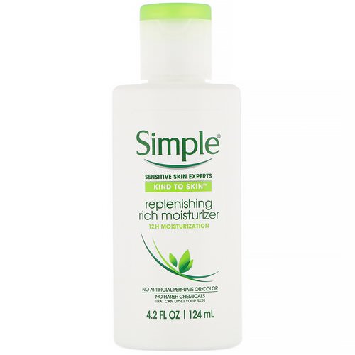 Simple Skincare, Replenishing Rich Moisturizer, 4.2 fl oz (124 ml) فوائد