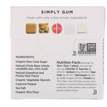 Simply Gum, Cleanse Gum, 15 Pieces:علكة, معينات