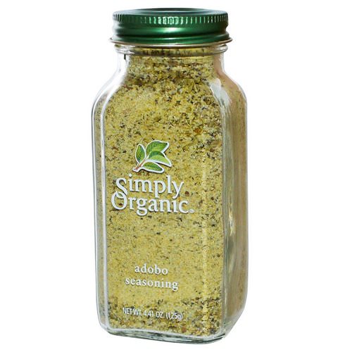 Simply Organic, Adobo Seasoning, 4.41 oz (125 g) فوائد