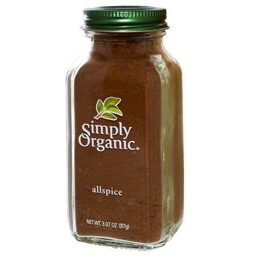 Simply Organic, Allspice, 3.07 oz (87 g) فوائد