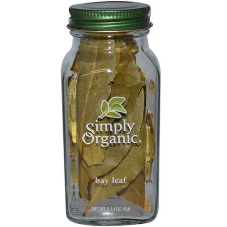 Simply Organic, Bay Leaf, 0.14 oz (4 g):Bay Leaf, توابل