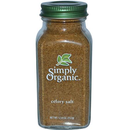 Simply Organic, Celery Salt, 5.54 oz (157 g):الت,ابل, الملح