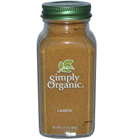 Simply Organic, Cumin, 2.31 oz (65 g):كم,ن, بهارات