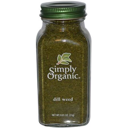 Simply Organic, Dill Weed, 0.81 oz (23 g):الشبت ,الت,ابل