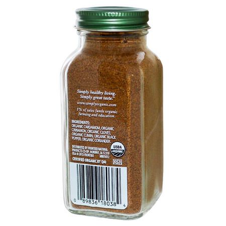 Simply Organic, Garam Masala, 3.00 oz (85 g):Spice, أعشاب