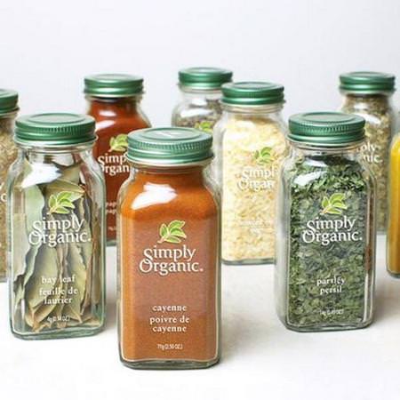 Simply Organic Spice Blends Garlic Spices - الث,م ,الت,ابل ,الأعشاب