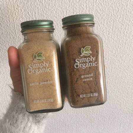 Simply Organic Garlic Spices - الث,م ,الت,ابل ,الأعشاب