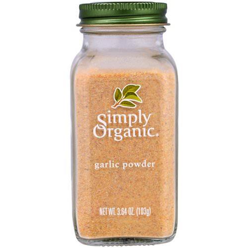 Simply Organic, Garlic Powder, 3.64 oz (103 g) فوائد