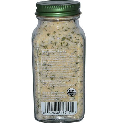 Simply Organic, Garlic Salt, 4.70 oz (133 g) فوائد