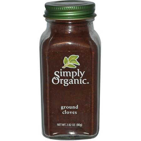 Simply Organic, Ground Cloves, 2.82 oz (80 g):Clove توابل