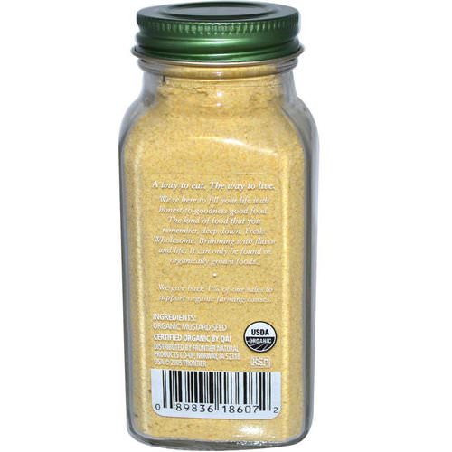 Simply Organic, Mustard, 3.07 oz (87 g) فوائد
