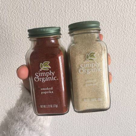 Simply Organic Paprika - فلفل أحمر, توابل, أعشاب