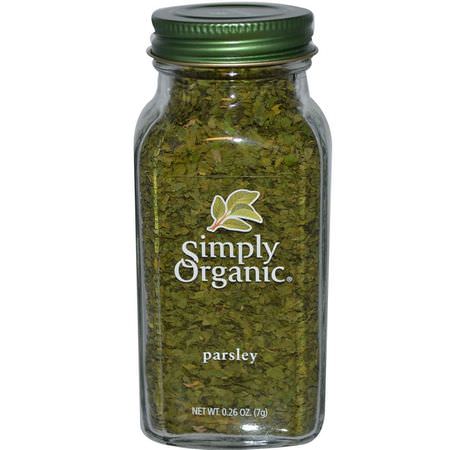 Simply Organic, Parsley, 0.26 oz (7 g):ت,ابل البقد,نس