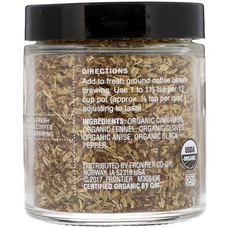 Simply Organic, Pre-Brew Coffee Spices, Awaken Spices, 1.66 oz (47 g):الت,ابل ,الأعشاب