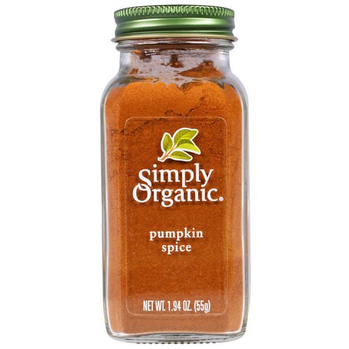 Simply Organic, Pumpkin Spice, 1.94 oz (55 g) فوائد