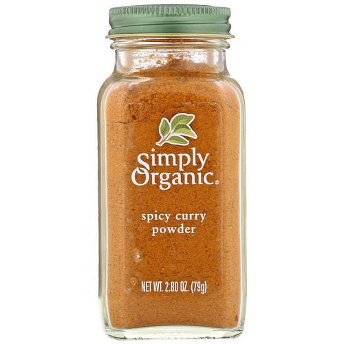 Simply Organic, Spicy Curry Powder, 2.80 oz (79 g) فوائد