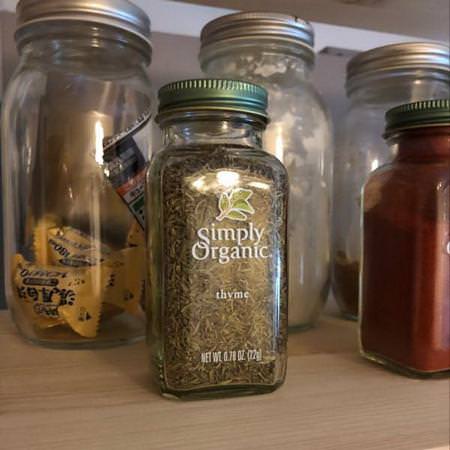 Simply Organic Thyme Herbs Spices - الت,ابل ,الزعتر ,المثلية ,الأعشاب