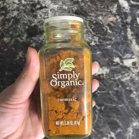 Simply Organic Turmeric Spices - ت,ابل الكركم, أعشاب