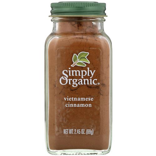 Simply Organic, Vietnamese Cinnamon, 2.45 oz (69 g) فوائد