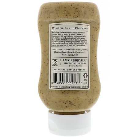 Sir Kensington's, Spicy Brown Mustard, 9 oz (255 g):خردل, خل