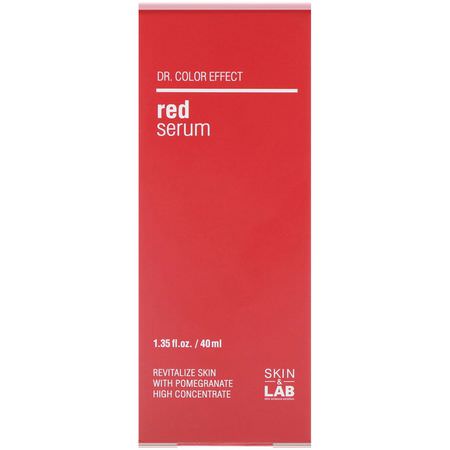 Skin&Lab, Dr. Color Effect, Red Serum, 1.35 fl oz (40 ml):علاجات, أمصال