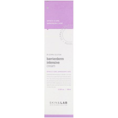 Skin&Lab, Dr. Derma Solution, Barrierderm Intensive Cream, 3.38 fl oz (100 ml):حكة في الجلد, جافة
